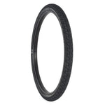The Rant Squad 29 Inch Tyre, a black performance bike tire with a textured tread, is shown standing upright against a plain white background.