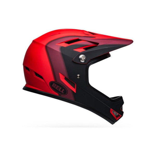 Bell Sanction Matte Red/Black Presence Helmet