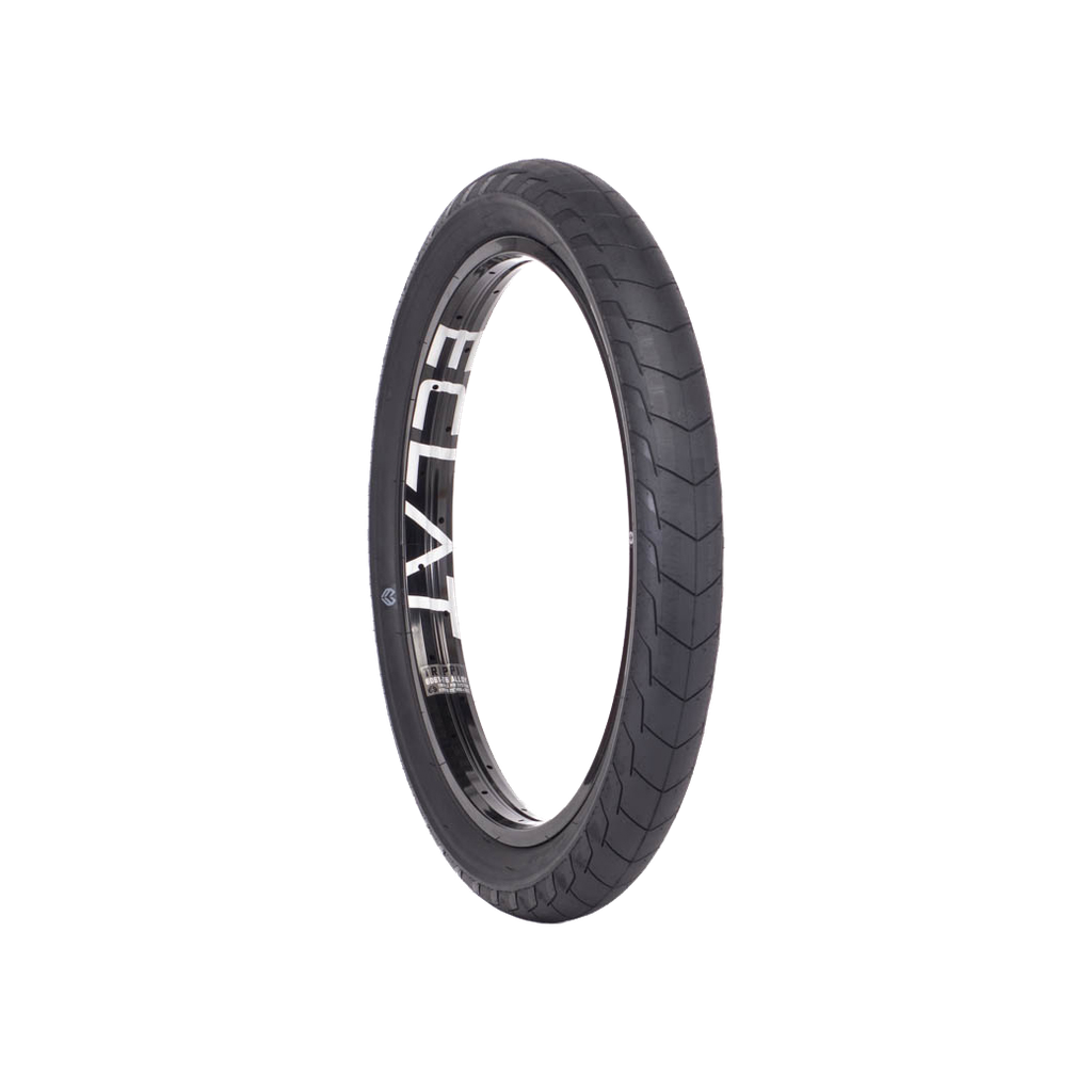 A lightweight Eclat Decoder High Pressure Tyre (120PSI) with a tread pattern on a white background.