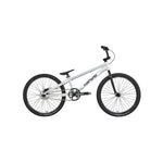 The Inspyre Evo Disc Pro Cruiser Bike 2026 in silver, featuring black tires and handlebars, is displayed in a side profile view against a white background.