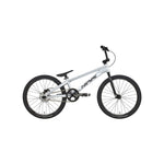 The Inspyre Evo Disc Expert Bike 2026, in silver with black wheels, pedals, and handlebars, is displayed in profile on a white background.