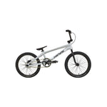 The Inspyre Evo Disc Pro L Bike 2026 is displayed in profile against a white background, showing its silver frame, black wheels and seat, straight handlebar, and hydraulic disc brakes.