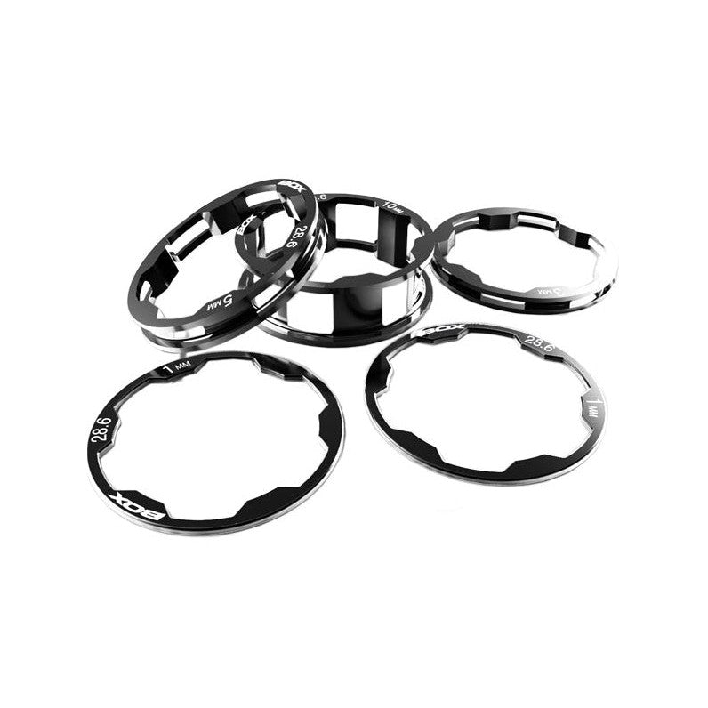 BOX One Stem Spacer Kit / Black 1""