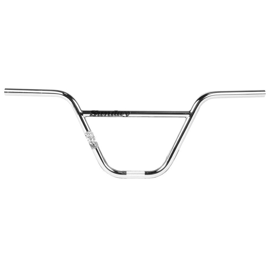 A Sunday Brett Silva Bars made from 4130 chromoly, laboratory tested, on a white background.