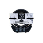 Brighton Combonation Park Lock - 8mm x 150cm / Black