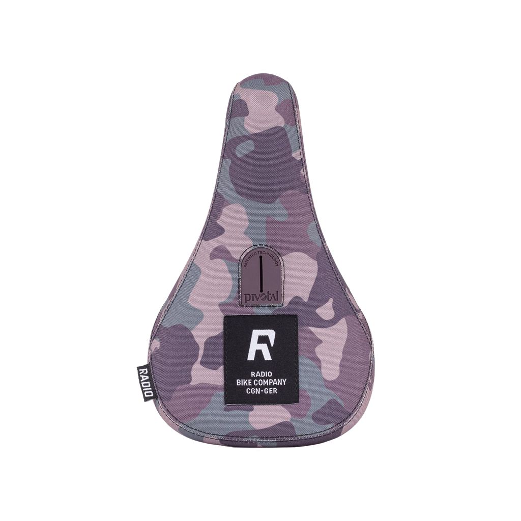 The Radio Team Pivotal Seat features an embroidered logo and adjustable angle.