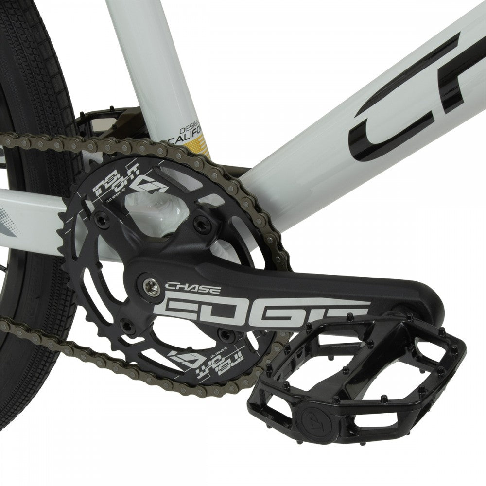 A Chase Edge Pro Cruiser Bike (2024) with a chain and chainring, perfect for complete race bikes.