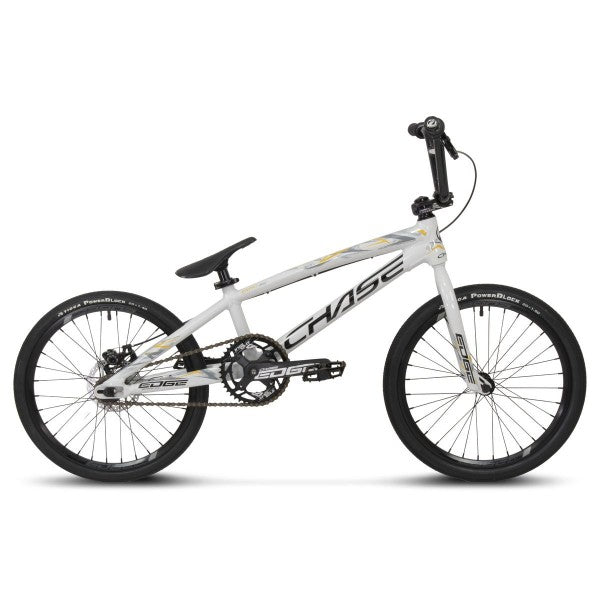 A white and black Chase Edge Expert XL Bike (2024) on a white background.