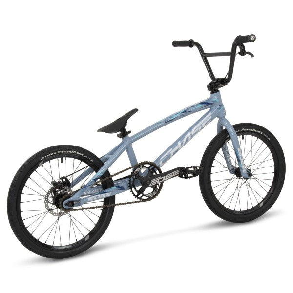 A blue Chase Edge Pro L Bike (2024) on a white background.