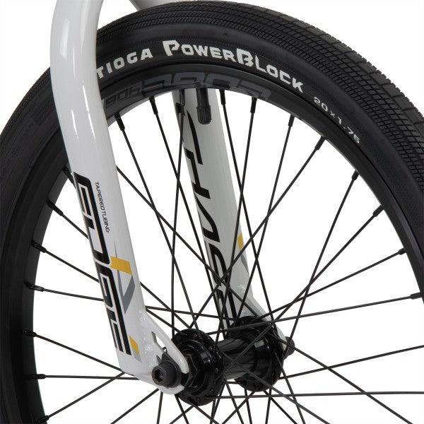 Black bmx bike deals with white tires