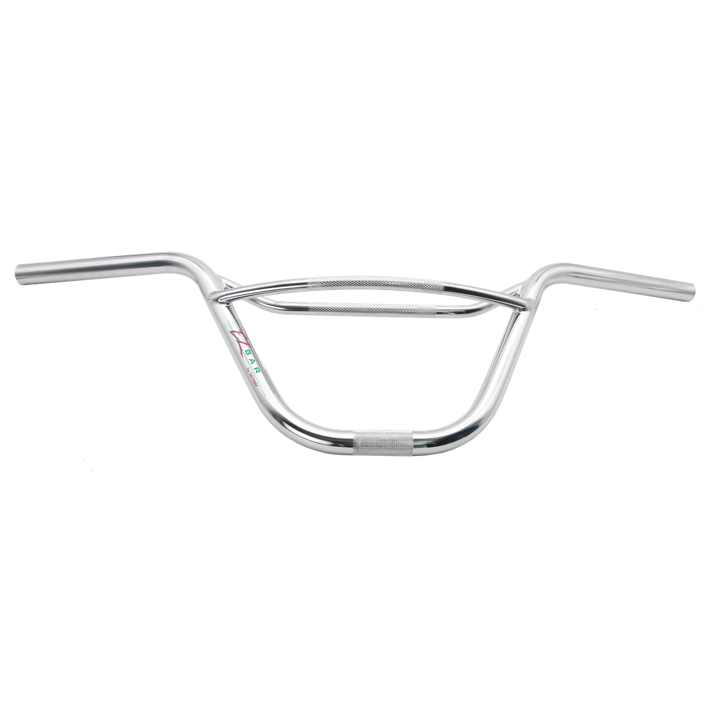 The Skyway EZ Pro 88 Handlebars, a chrome handlebar made from 4130 Chromoly steel material, stands out on a clean white background.