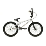 The Colony Horizon 20 Inch Bike, shown from the side against a white background, features a silver frame with black handlebars, seat, pedals, and wheels—ideal for BMX freestyle riders.