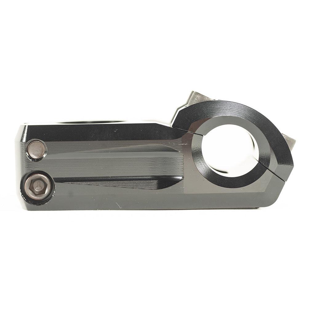 A Colony Variant 52mm BMX Stem, a low-rise alternative, with a black handlebar clamp on a white background.