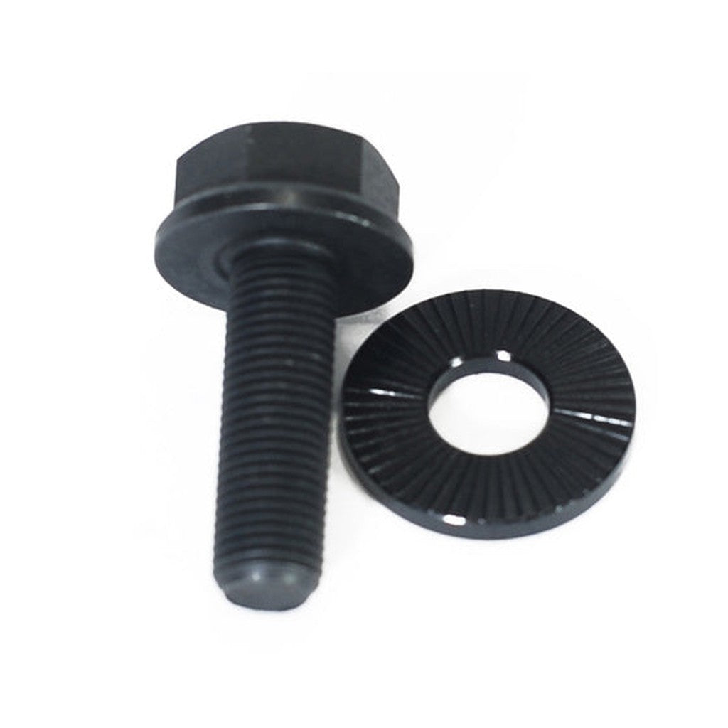 A Colony Wasp Axle Bolt (Each) on a white background, featuring 3/8"x 24tpi front and rear female hubs.