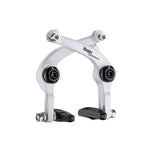 A pair of Dia-Compe Magic Brakes with black V-type brake shoes, dual cable pull mechanism, and aluminum arms, complete with mounting hardware.