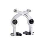 A pair of Dia-Compe Magic Brakes with black V-type brake shoes, dual cable pull mechanism, and aluminum arms, complete with mounting hardware.