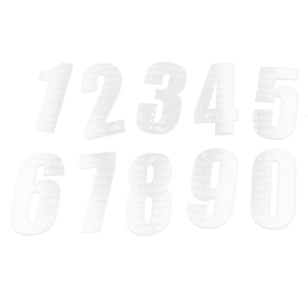 Dirt Designs White Race Number | Shop at LUXBMX