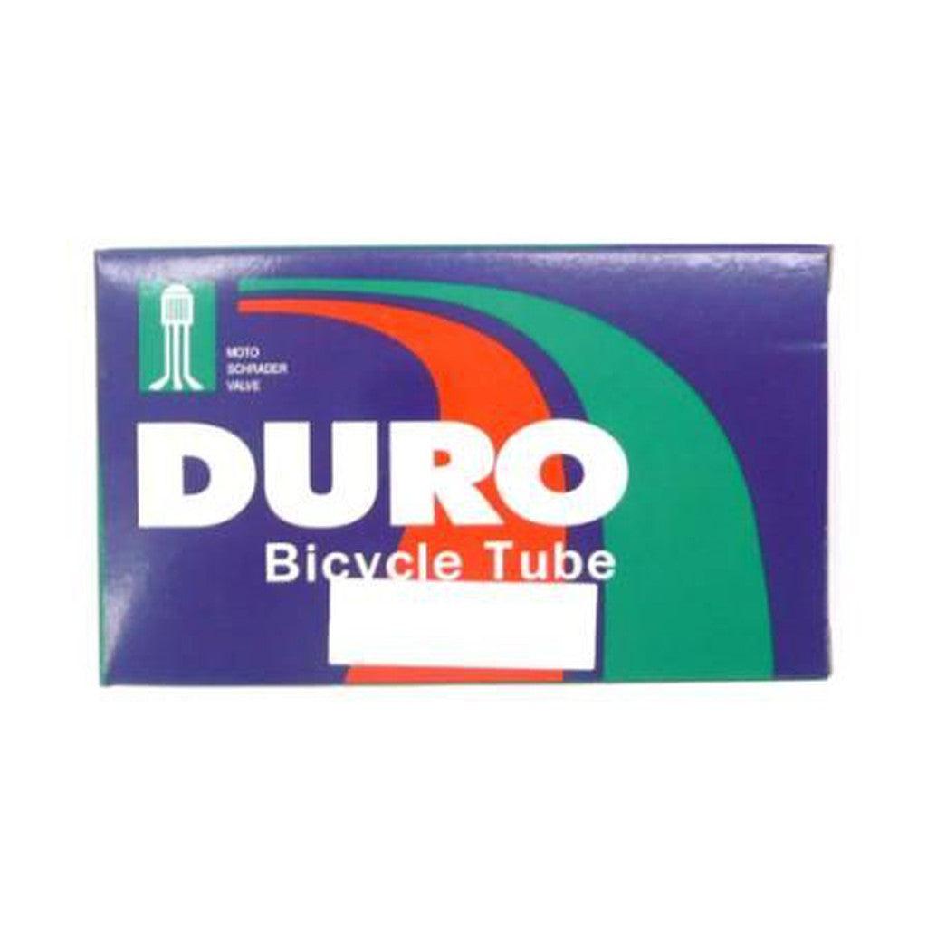 Duro 22 Inch Tube with green, red, and blue design featuring Moto Schrader Valve.