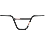 Subrosa Simo Bars handlebars, made from tough 4130 chromoly, feature a crossbar and left/right decals, displayed on a white background.