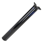 Black bicycle pump on a white background with an ELEVN Aero Seat Post Pivotal 27.2mm Frame.