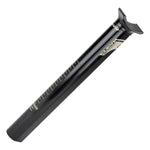 Black ELEVN Aero Seat Post Pivotal 27.2mm with pressure gauge and 6061-T6 aluminum on white background.