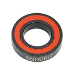 Black and red Enduro ZERO Ceramic Sealed Bearing with Silicone seals on a white background.