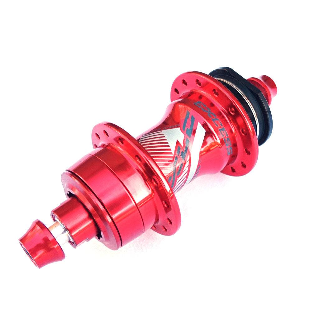 A EXCESS XLC MINI-EXPERT REAR HUB 28H on a white background.