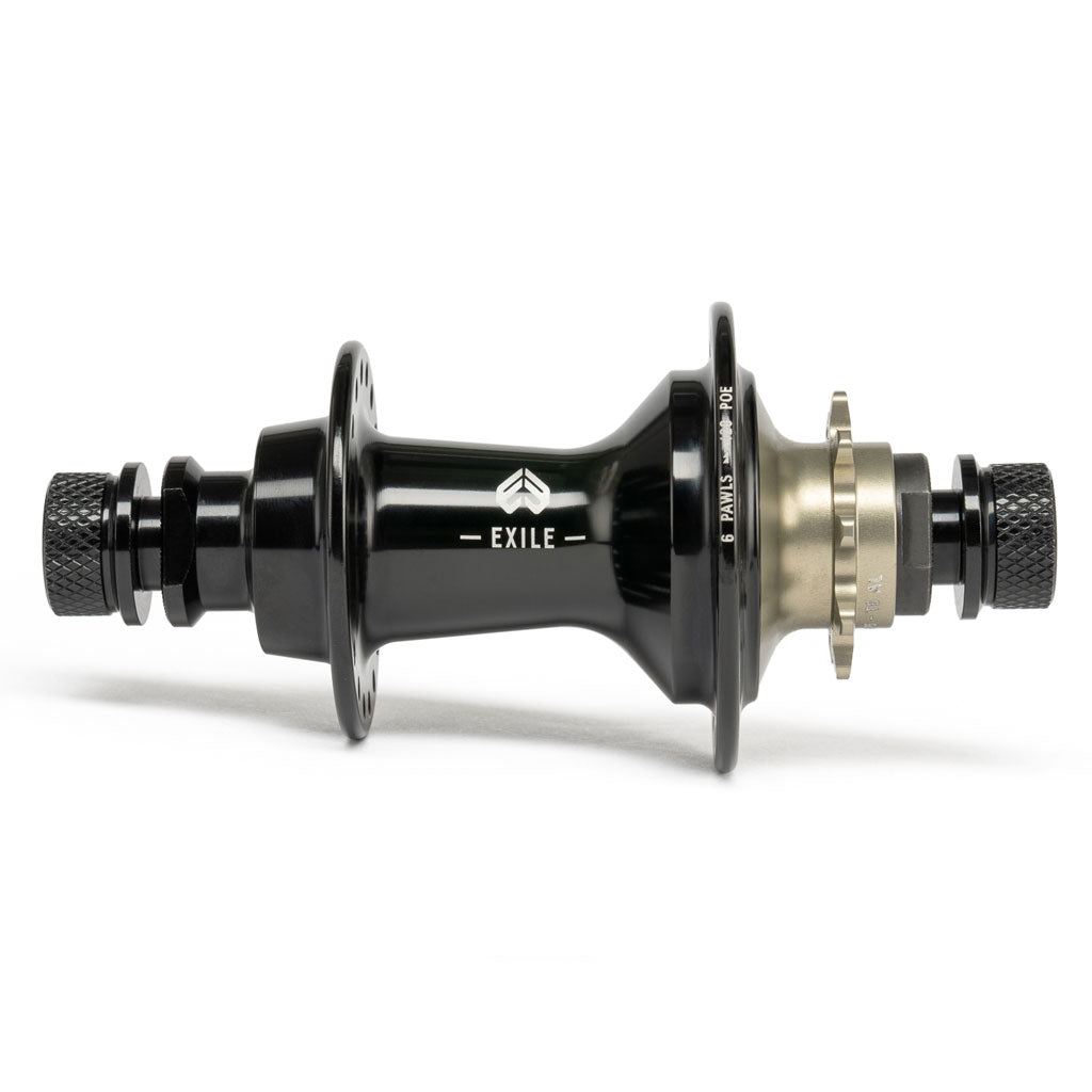 A lightweight Eclat Exile CS Rear Cassette Hub on a white background.