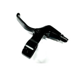 Family Kids Brake Lever, designed for flex-free braking, has a short reach and comes in black on a white background.