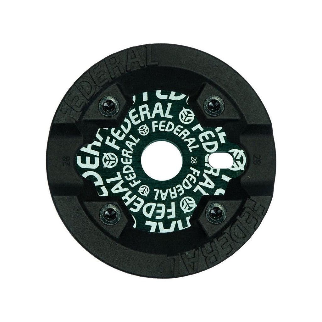 Federal Logo Solid Sprocket With Impact Guard / Black / 28T