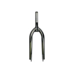 The Fit Bike Co OEM 20 Inch Fork is an entry-level chromoly fork with an elongated steerer tube and dual parallel fork blades, ideal for beginner riders seeking performance and durability.