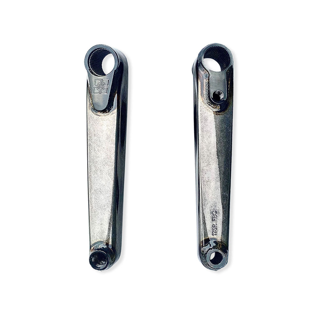 A pair of Fit Blunt Cranks on a white background with exceptional strength.