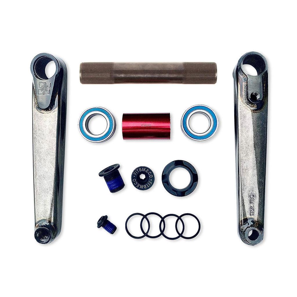 Raw bmx cranks hot sale