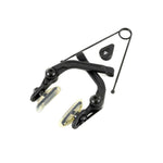 Fly Bikes Manual Springhanger CNC Brake Calipers / Flat Black / Clear Pads