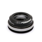 Black and silver Forward Swing (IS) Tapered Headset with the text "FORWARD" engraved on the top surface, crafted with precision CNC machining.