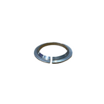 The Generic 1-1/8 Fork Crown Race, a metallic circular split ring with a small gap, is shown resting on a white background.