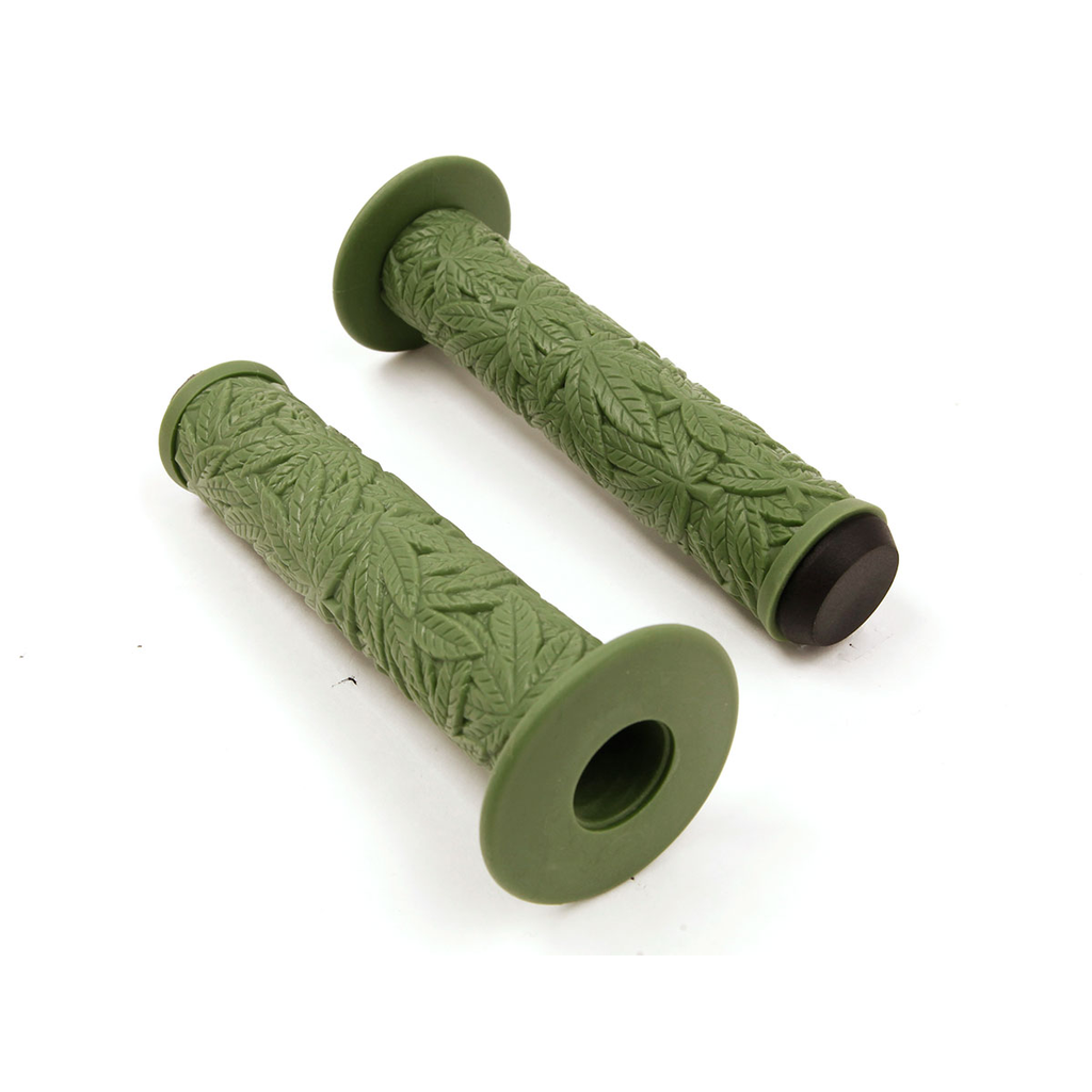 Super soft and durable S&M Ganja Grips on a white background.