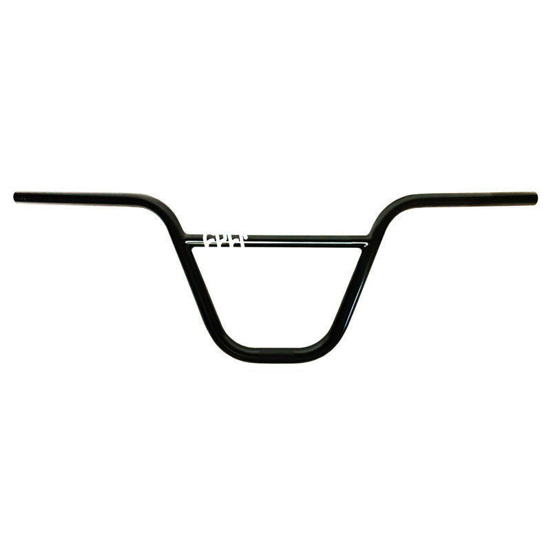 The Cult Hawk Bars (Chase Hawk Signature) are black chromoly BMX bars with a straight top bar and a lower connecting crossbar, shown against a white background.