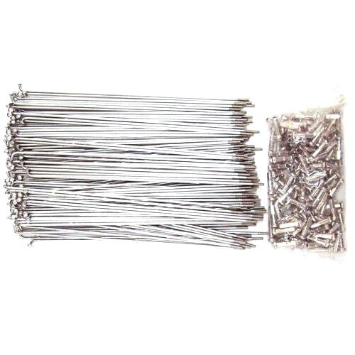 Hi Tech Silver Spoke (144 Pack) | Shop at LUXBMX