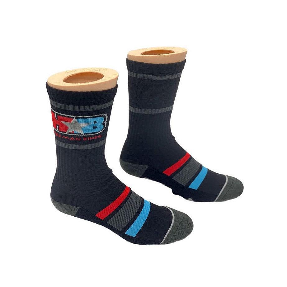 Hoffman Star Logo Socks / Black