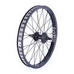 The Cult Hybrid FC Wheel is a black BMX hybrid featuring a Match V2 rim, multiple spokes, and a central hub, shown on a white background.