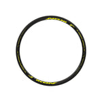 Ikon Carbon Rim (No Braking Surface) / Black / Yellow / 20 x 1.1/8-3/8 / 36H
