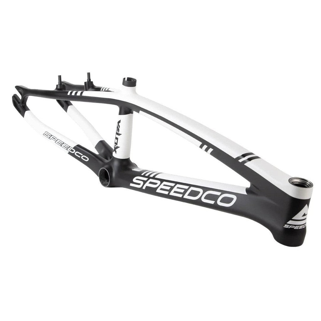 Speedco Velox V3 Carbon BMX Race Frame Pro Cruiser  / Matte White / 21TT