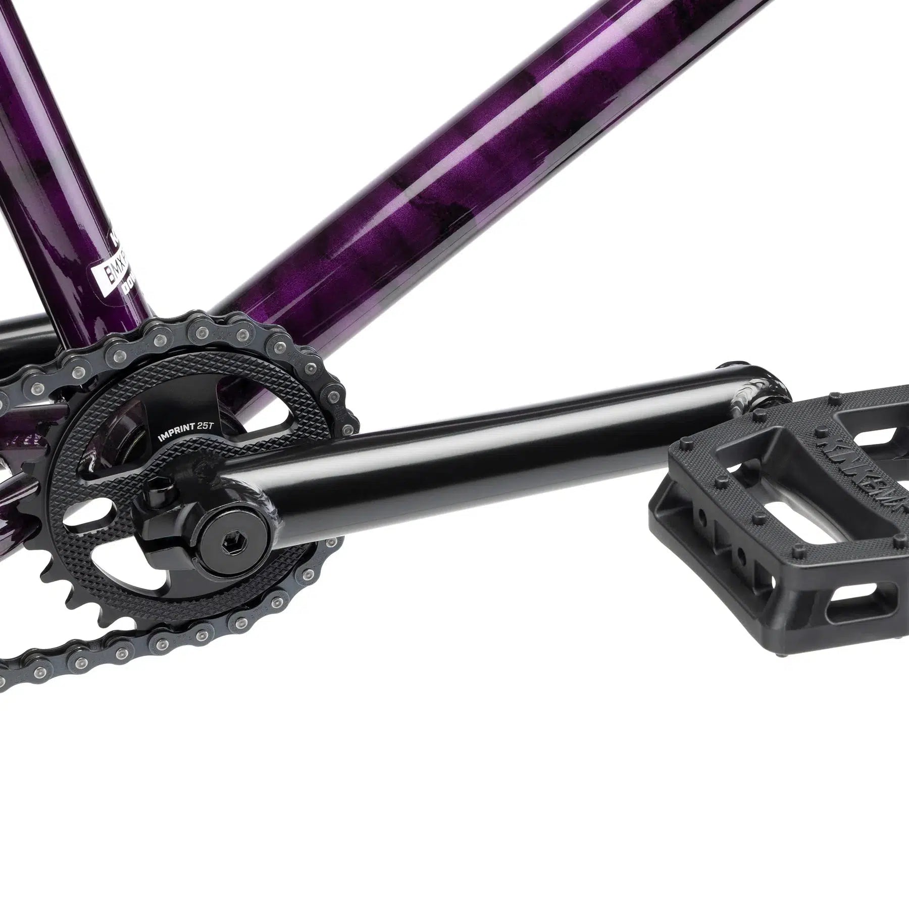 KINK BMX 20インチ 黒・紫 Kink 2025 Downside Bike Hazy Purple 20.75