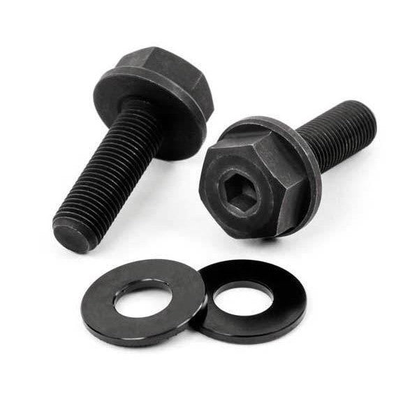 Kink Female Hub Bolts (Pair) / Black