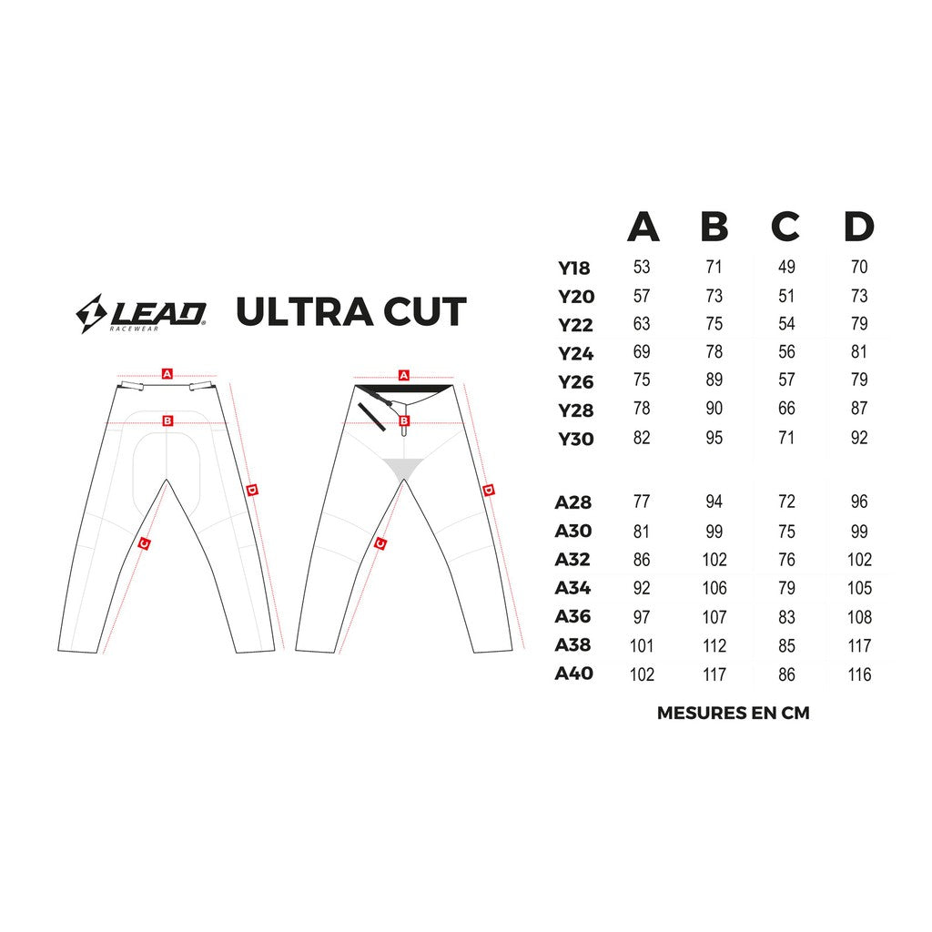 Lead Ultra Pant are designed to provide a slim fit, reducing drag and offering sleek fitted race wear.