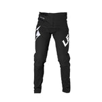 A pair of Lead Ultra Pants adorned with a white logo, designed for reducing drag in fitted race wear.