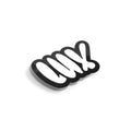 LUXBMX Bubble Logo Sticker