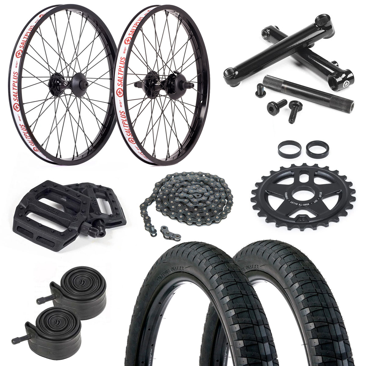 BMX フロント・リア ホイール セット SALT PLUS Wheel Set Salt Plus Summit Wheel Set and Drive Kit — Jibs