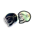 LUXBMX Skull Holo Sticker